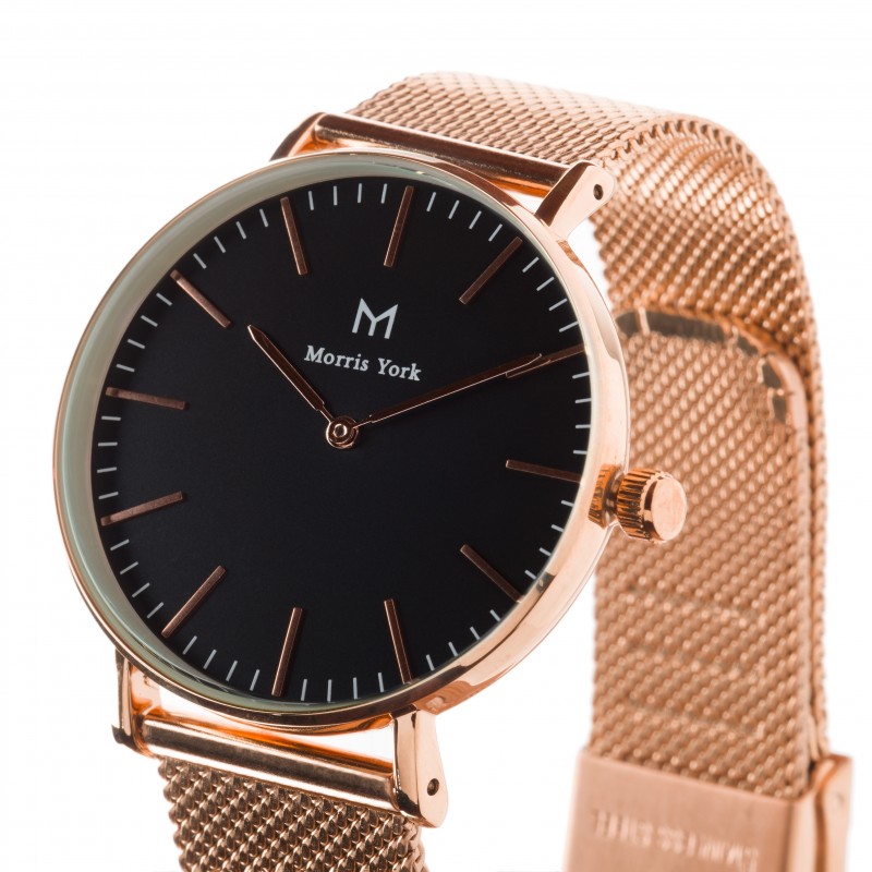Morris York Rose Gold&Black